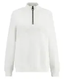 Thumbnail 1 of Barbour Women's Cynthia Half Zip Sweatshirt - Cloud