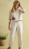 Thumbnail 6 of Joules Women's Relaxed Chinos - Cream