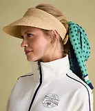 Thumbnail 4 of Joules Women's Sunray Packable Adjustable Raffia Visor - Neutral