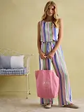 Thumbnail 7 of Joules Women's Linen Trousers - Multi Stripe