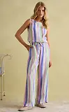 Thumbnail 6 of Joules Women's Linen Trousers - Multi Stripe