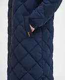 Thumbnail 9 of Barbour Women's Kirkton Longline Puffer Jacket - Navy/Classic