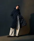 Thumbnail 11 of Barbour Women's Kirkton Longline Puffer Jacket - Navy/Classic