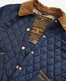 Thumbnail 2 of Barbour Women's 30th Anniversary Liddesdale Cropped Quilted Jacket - Navy/Classic