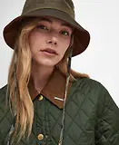 Thumbnail 7 of Barbour Women's 30th Anniversary Liddesdale Cropped Quilted Jacket - Olive/Classic