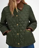Thumbnail 6 of Barbour Women's 30th Anniversary Liddesdale Cropped Quilted Jacket - Olive/Classic