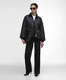 Thumbnail 3 of Barbour Women's Fitted Beadnell Quilted Jacket - Black/Classic