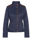 Thumbnail 1 of Barbour Women's Highfield Quilted Jacket - Navy/Classic