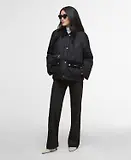 Thumbnail 3 of Barbour Women's Martha Quilted Jacket - Black/Classic Tartan