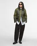Thumbnail 3 of Barbour Women's Martha Quilted Jacket - Olive/Dark Moss/Ancient Tartan