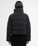 Thumbnail 4 of Barbour International Women's Hudson Velvet Puffer Jacket - Black