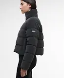 Thumbnail 5 of Barbour International Women's Hudson Velvet Puffer Jacket - Black