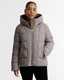 Thumbnail 2 of Barbour International Women's Printed Brantley Puffer Jacket - Truffle Northumberland Check