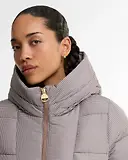 Thumbnail 5 of Barbour International Women's Printed Brantley Puffer Jacket - Truffle Northumberland Check