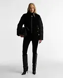 Thumbnail 3 of Barbour International Women's Luna Fleece Quilted Jacket - Black