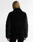Thumbnail 4 of Barbour International Women's Luna Fleece Quilted Jacket - Black
