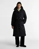 Thumbnail 2 of Barbour Women's Alverstone Longline Puffer Jacket - Black / Ancient
