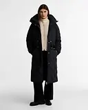 Thumbnail 3 of Barbour Women's Alverstone Longline Puffer Jacket - Black / Ancient
