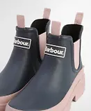 Thumbnail 8 of Barbour Women's Nimbus Chelsea Wellington Boots - Dusky Grey/Gardenia Pink
