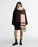 Thumbnail 2 of Barbour Women's Isla Tartan Boucle Scarf - Ecru Muted Tartan