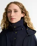 Thumbnail 4 of Barbour Women's Terrington Showerproof Jacket - Dark Navy / Shadow Classic tartan lining.