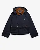Thumbnail 1 of Barbour Women's Terrington Showerproof Jacket - Dark Navy / Shadow Classic tartan lining.