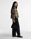 Thumbnail 4 of Barbour Women's Delilah Check Jacket - Birchwood Dress