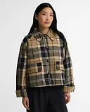 Thumbnail 3 of Barbour Women's Delilah Check Jacket - Birchwood Dress