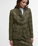 Thumbnail 5 of Barbour Women's Carlby Tailored Jacket - Arabesque/Brown