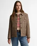 Thumbnail 2 of Barbour Women's Austen Wool Tailored Jacket - Classic Beige Check