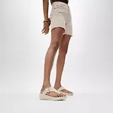 Thumbnail 2 of FitFlop Women's LULU Resin-Buckle Leather Toe-Post Sandals - Paris Beige