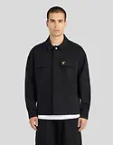 Thumbnail 2 of Lyle & Scott Men's Washed Overshirt - Jet Black