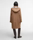 Thumbnail 4 of Barbour Women's Melody Wool Duffle Coat - Camel/Hessian Tartan
