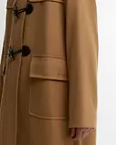 Thumbnail 6 of Barbour Women's Melody Wool Duffle Coat - Beige / Birchwood Dress