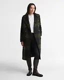 Thumbnail 2 of Barbour Women's Cottesmore Checked Wool Coat - Shadow Classic Tartan