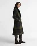 Thumbnail 3 of Barbour Women's Cottesmore Checked Wool Coat - Shadow Classic Tartan