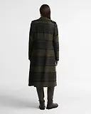 Thumbnail 4 of Barbour Women's Cottesmore Checked Wool Coat - Shadow Classic Tartan