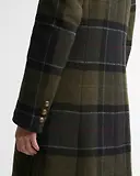 Thumbnail 7 of Barbour Women's Cottesmore Checked Wool Coat - Shadow Classic Tartan