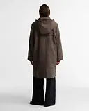 Thumbnail 4 of Barbour Women's Melody Check Duffle Coat - Prince Of Wales / Ganache