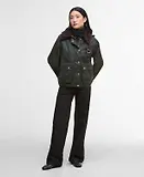 Thumbnail 3 of Barbour Women's Reighton Spey Wax Jacket - Fern/Ancient