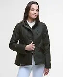 Thumbnail 2 of Barbour Women's Fern Wax Jacket - Fern/Classic Tartan