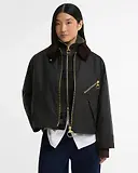 Thumbnail 2 of Barbour Women's Arlene Checked Waxed Jacket - Classic / Shadow Classic