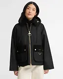 Thumbnail 2 of Barbour Women's Carville Waxed Jacket - Black / Ancient