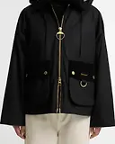 Thumbnail 6 of Barbour Women's Carville Waxed Jacket - Black / Ancient