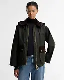 Thumbnail 2 of Barbour Women's Carville Waxed Jacket - Fern / Shadow Classic