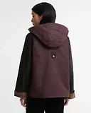 Thumbnail 4 of Barbour Women's Carville Waxed Jacket - Rustic / Bordeaux / Muted