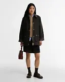 Thumbnail 3 of Barbour Women's Icons Tartan Collar Modern Beadnell Waxed Jacket - Olive / Classic