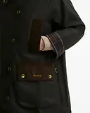 Thumbnail 7 of Barbour Women's Icons Modern Beaufort Waxed Jacket - Olive / Classic