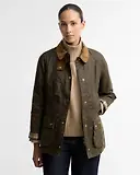 Thumbnail 2 of Barbour Women's Icons Beadnell Waxed Jacket - Beech / Birchwood