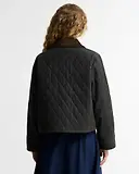 Thumbnail 4 of Barbour Women's Tartan Reimagined Icons Tartan Quilted Spey Waxed Jacket - Olive / Classic